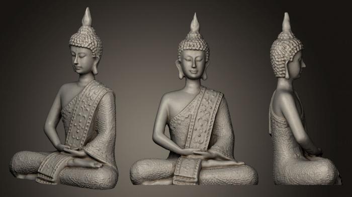 Buddha figurines (STKBD_0063) 3D model for CNC machine